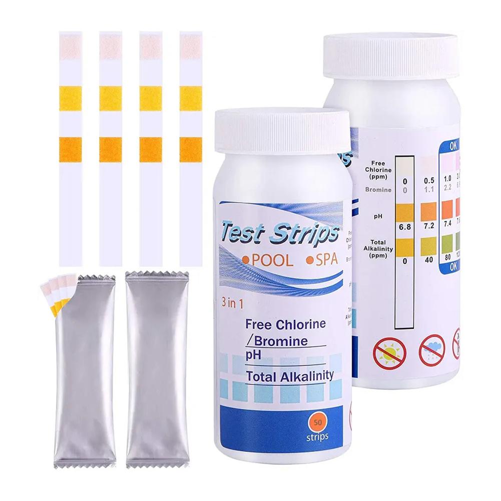 50pcs Chlorine PH Test Strips  - đánh giá và giá Water Testing Kit