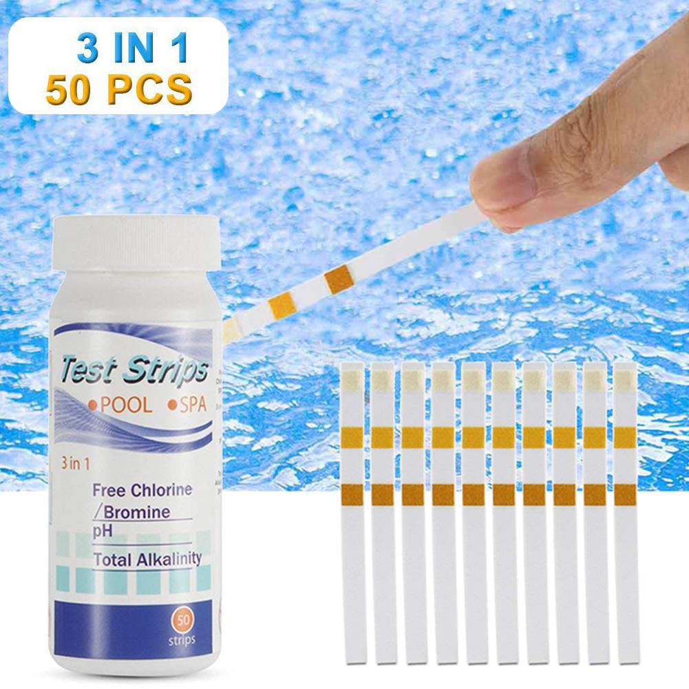 50pcs Chlorine PH Test Strips  - đánh giá và giá Water Testing Kit