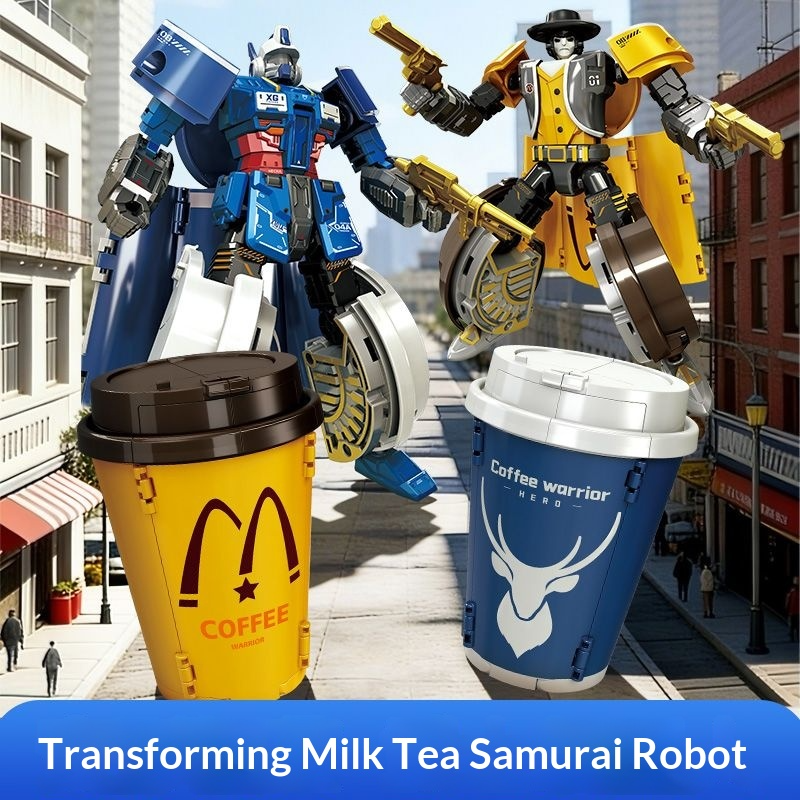 Transforming toy milk tea warr - đánh giá và giá Science Robotics