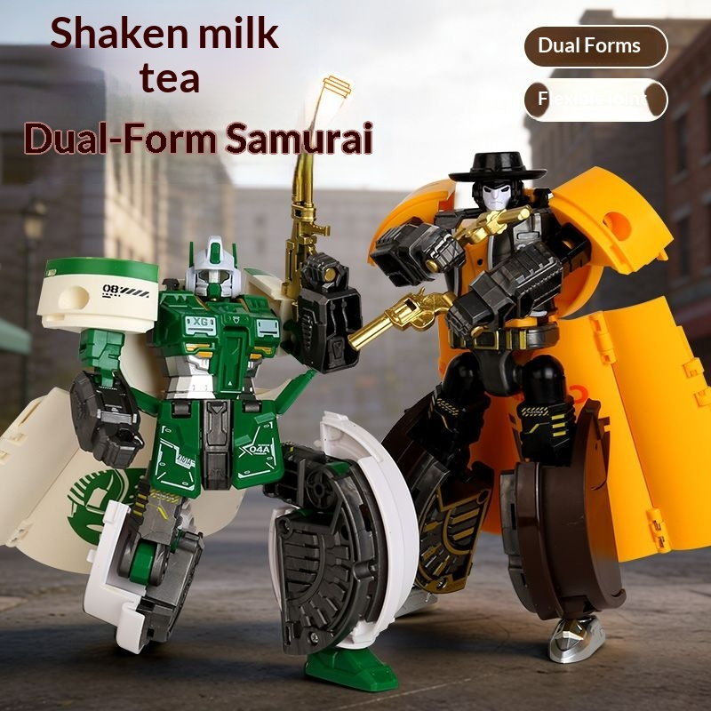 Transforming toy milk tea warr - đánh giá và giá Science Robotics