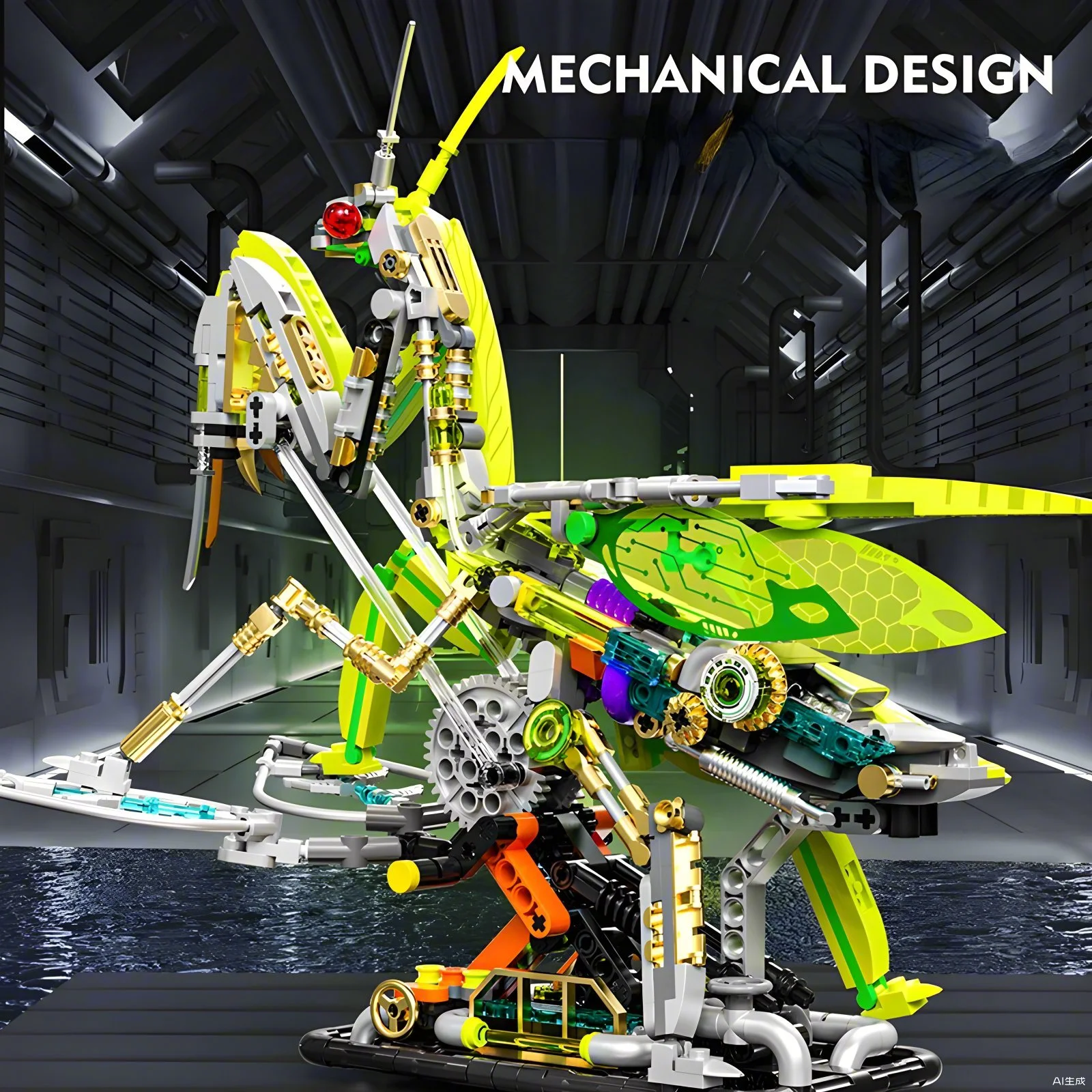 DIY Mantis building blocks sem - đánh giá và giá Science Toys Diy