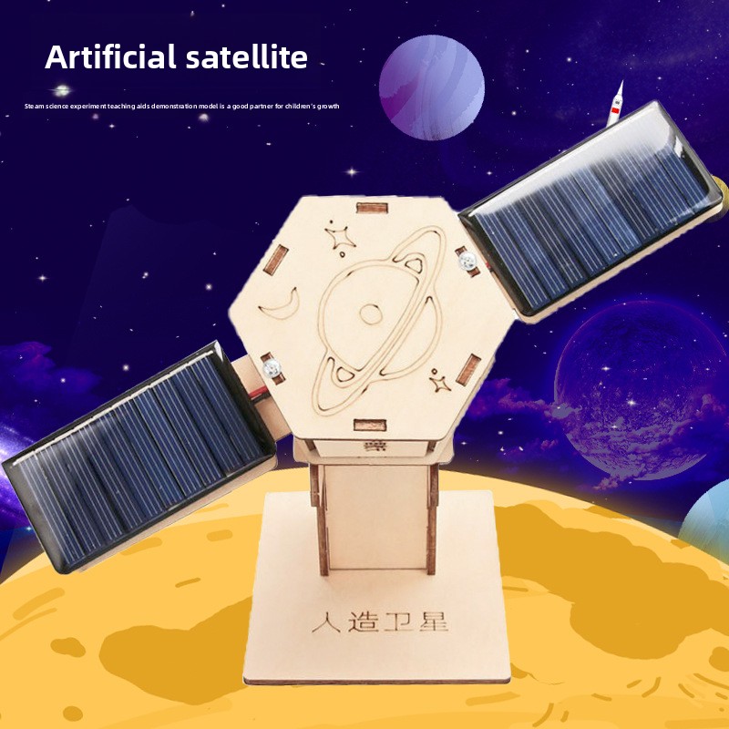 DIY Wooden Solar Satellite Mod - đánh giá và giá Science And Invention
