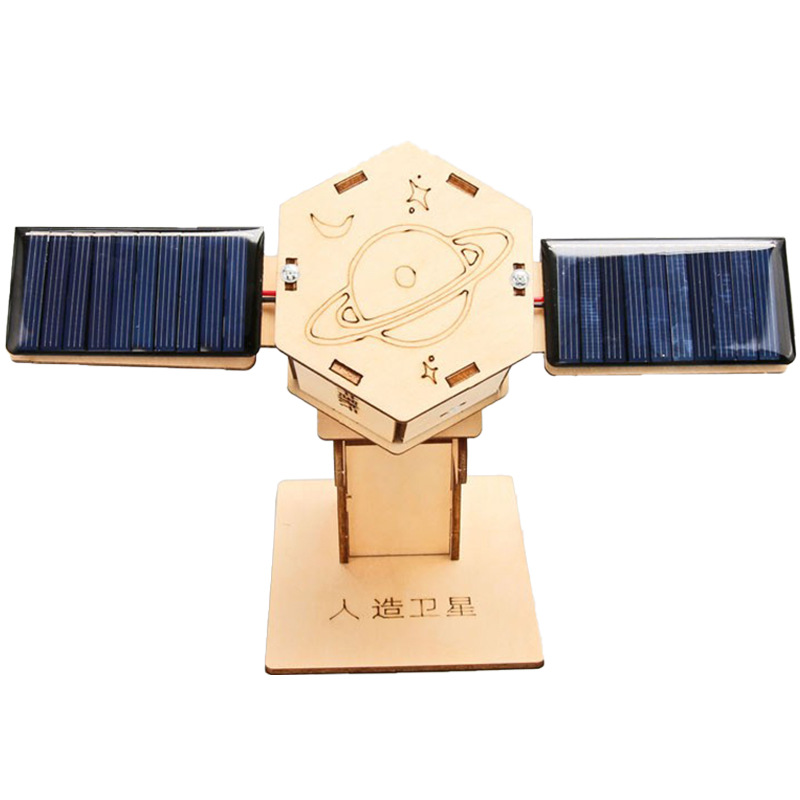DIY Wooden Solar Satellite Mod - đánh giá và giá Science And Invention