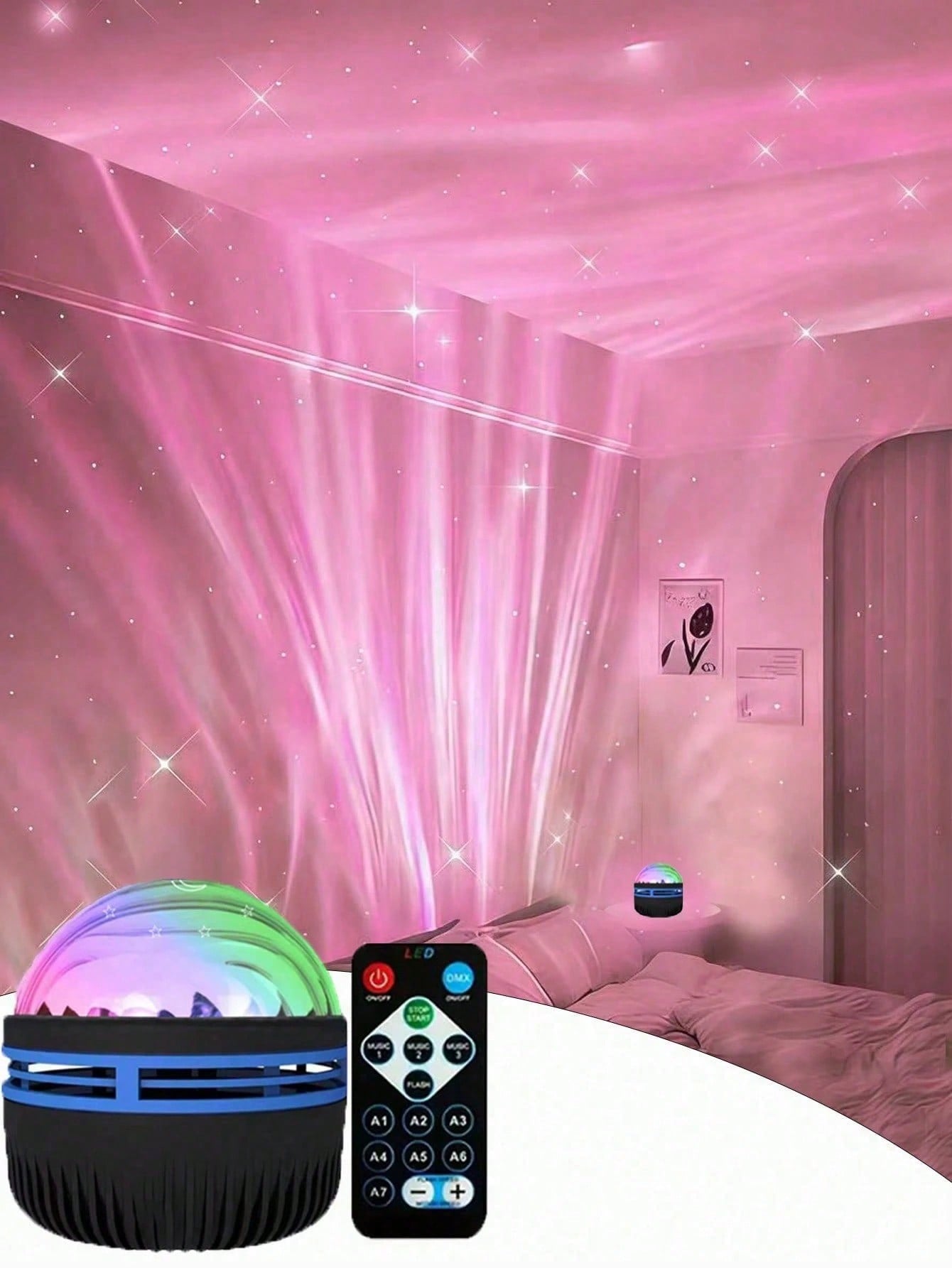 1pc LED Northern Lights Aurora - đánh giá và giá Planetarium Projector Home