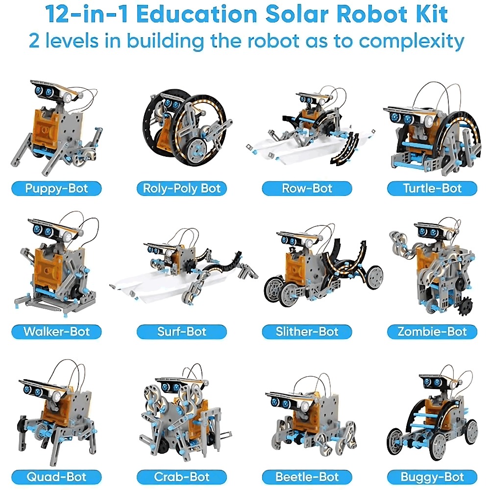 Solar Robot Building Blocks 12 - đánh giá và giá Science Robotics