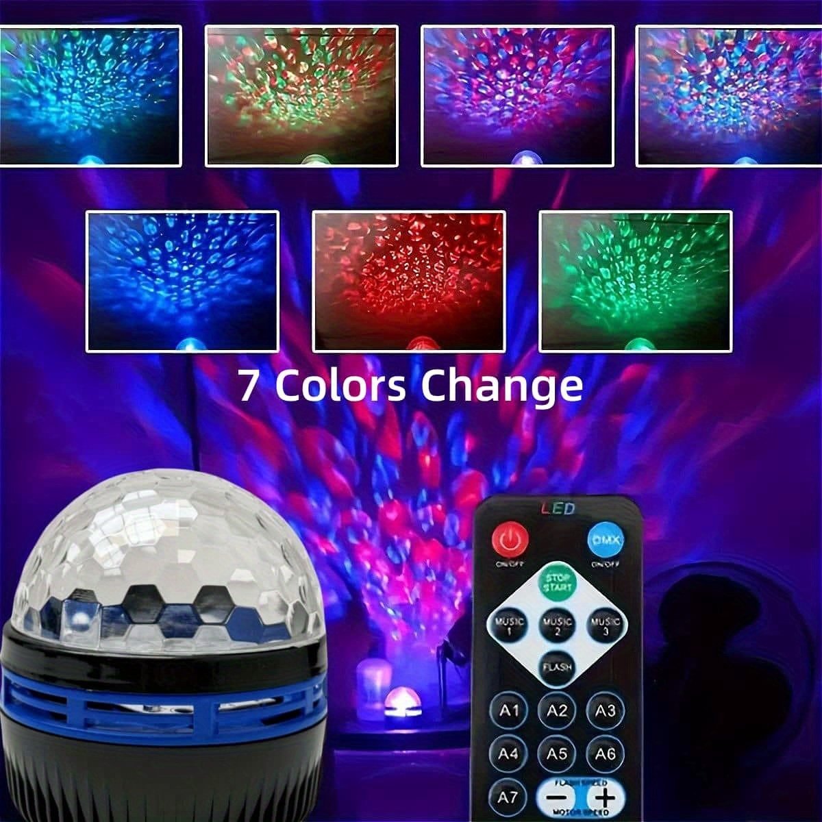 7 Modes RGB Starry Sky Galaxy  - đánh giá và giá Planetarium Projector Home