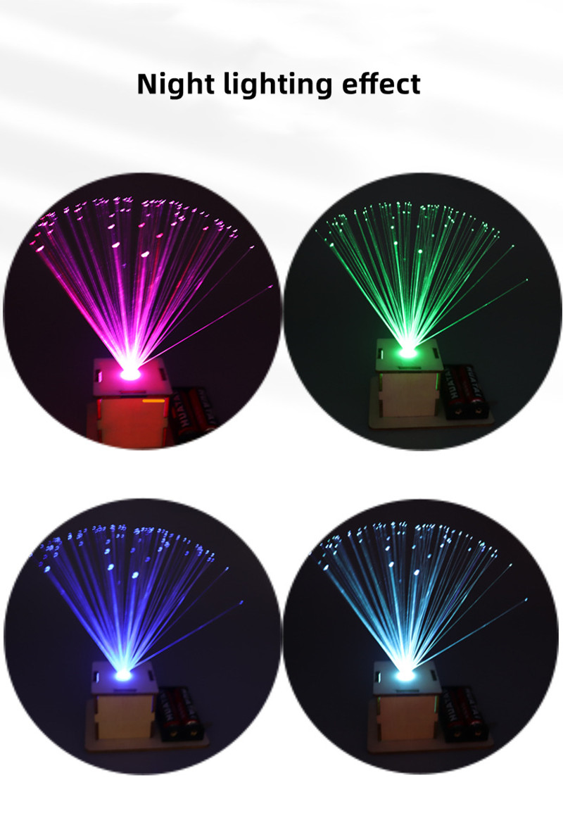 DIY Color Fiber Optic Light ST - đánh giá và giá Science Project Kit