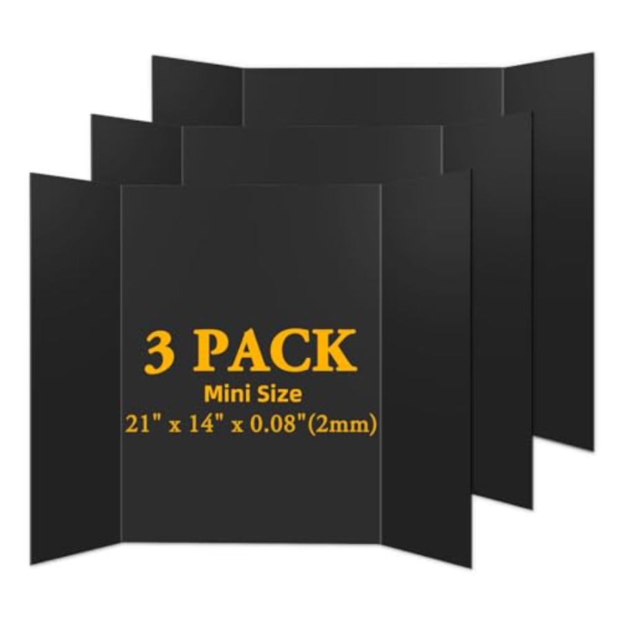 3PCS Small Trifold Poster Boar - đánh giá và giá Science Project