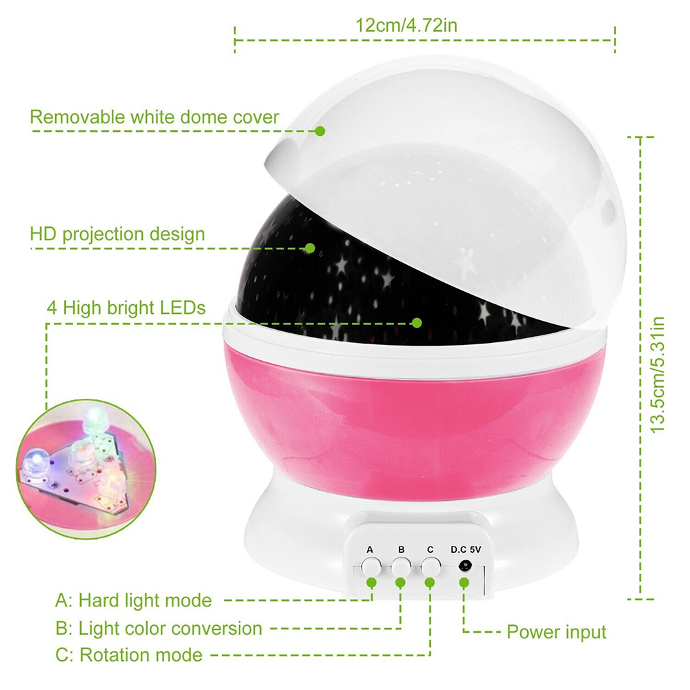Night Lamp Projector Starry Sk - đánh giá và giá Planetarium Projector Home